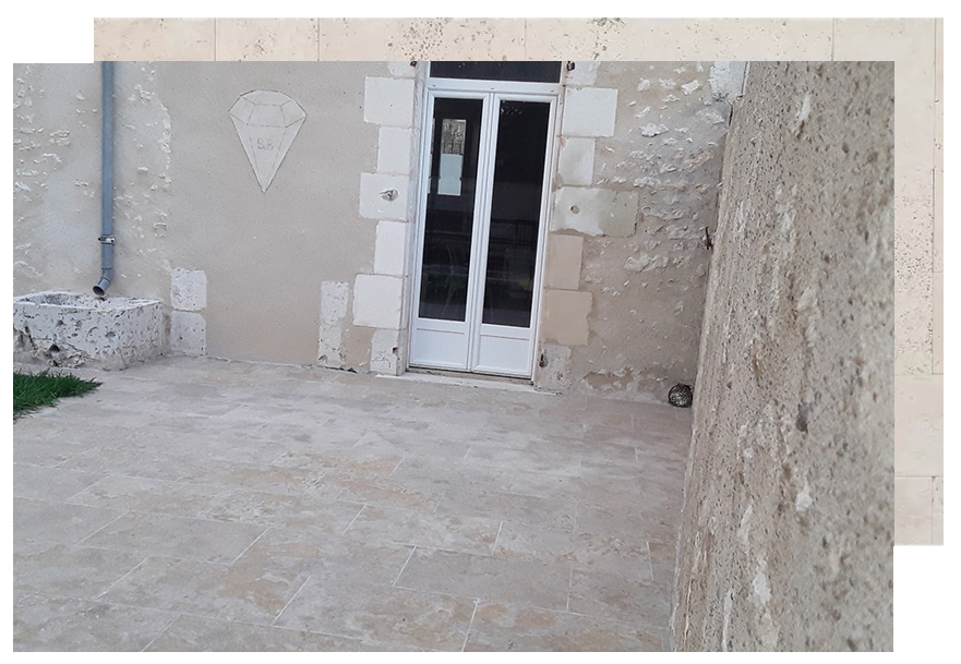 pose de carrelage à Pontlevoy